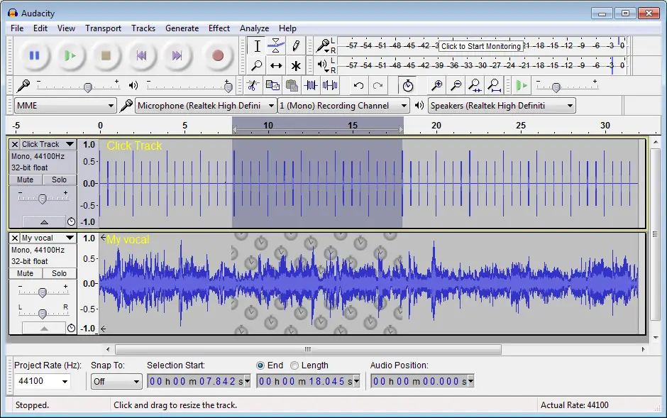 best free Creative Cloud alternative - Audacity