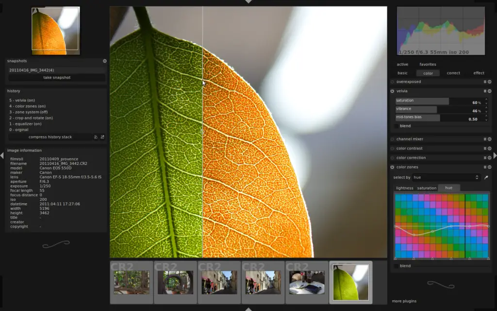 best free Creative Cloud alternative - Darktable