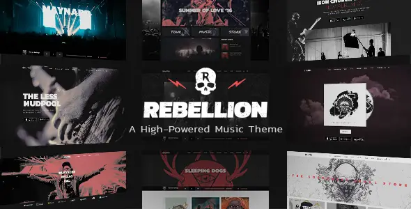Rebellion - A High-powered Theme for Musicians, Bands, and Record Labels