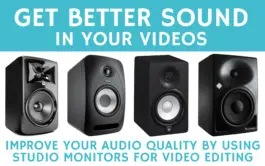 Get better sound in your videos with studio monitors