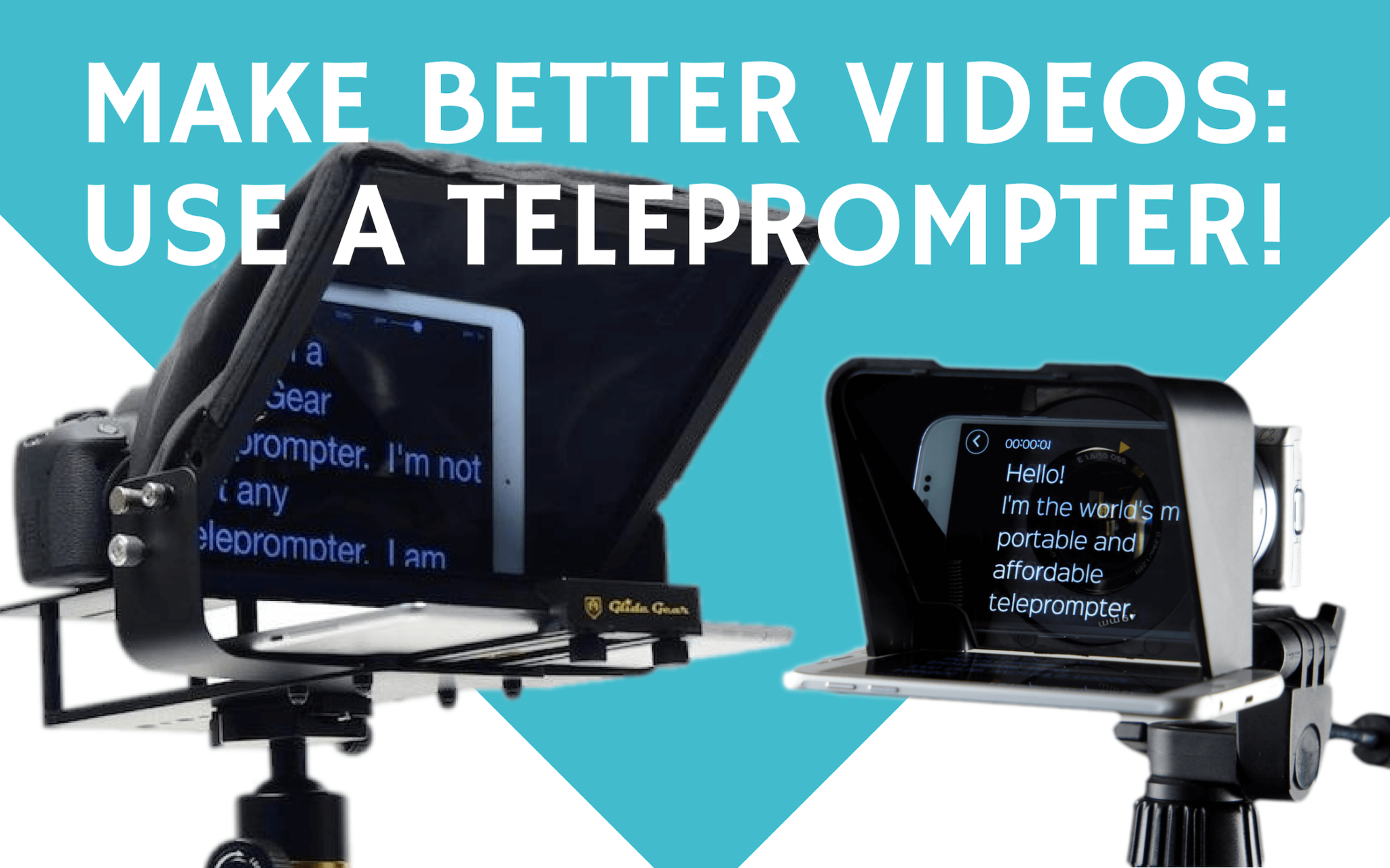 19 best teleprompters for more professional videos [2022] — Creatorbeat