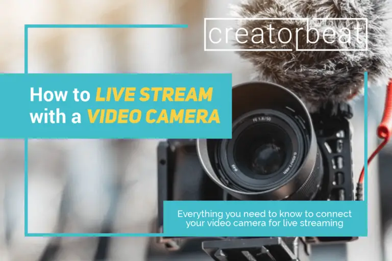 How to live stream with a video camera
